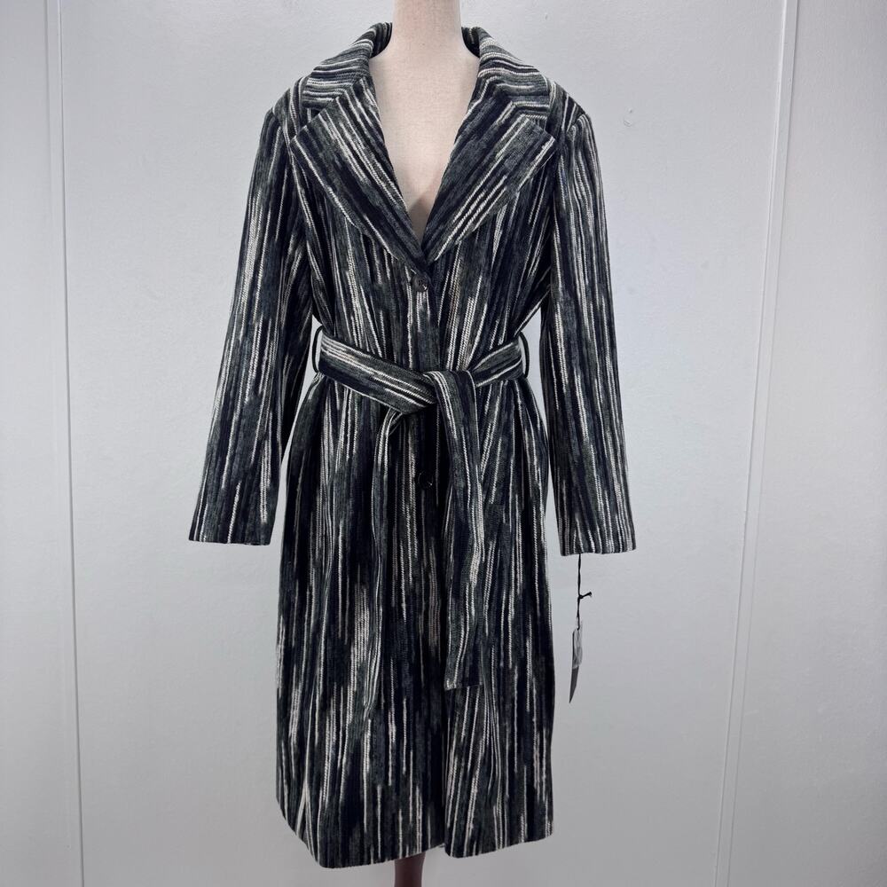 NWT Kathy Ireland Women's Fashion 360 Faux Wool Duster Coat XL Cottagecore Warm